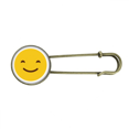 thumbnail image 1 of Broche de metal antiguo sonrisa amarillo lindo hermoso Patrón de chat en linea, 1 of 3