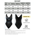 thumbnail image 4 of Sveltors Women's Sexy V Neck V Backless Tank Tops Bodysuit Built in Bra Double Lined Sleeveless Thong Shapewear, 4 of 8