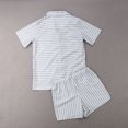 thumbnail image 4 of Women Short Sleeve Summer Sleepwear Cute Cotton Pajamas Set Short Sleeve Nightgown, 4 of 7