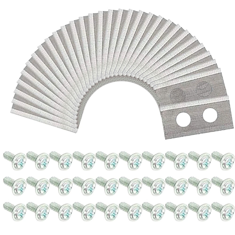 30 Pcs Silver Titanium Replacement Blades For Worx Robot Lawn Mower Blades Blades Walmart