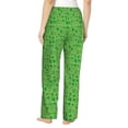 thumbnail image 3 of Xecao St Patrick's Day Women's Straight Lounge Pajama Pants: The Epitome of Relaxed Sleepwear, 3 of 9