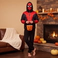 thumbnail image 6 of Halloween Sweatshirt Hero Hoodies Pullover Spider Superhero Graphic Print Tops for Halloween Vermilion L, 6 of 6