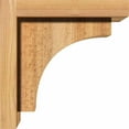 thumbnail image 3 of 6"W x 8"D x 8"H Huntington Rough Sawn Corbel w/Backplate, Western Red Cedar, 3 of 9