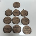 thumbnail image 1 of ShinYu 10 Adornos Navideños con Nombres, Decoraciones Religiosas para El Árbol, Regalos Únicos de Madera Que Celebran El Nacimiento de Cristo., 1 of 6
