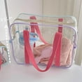thumbnail image 2 of PVC Beach Bag with Shoulder Strap for Swimming and Toiletries X, 2 of 9