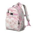thumbnail image 2 of Pet-themed backpack featuring puppy and paw designs, durable backpack, ideal backpack for students or travel, 2 of 6