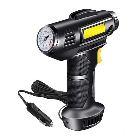 Tire Inflator Air Compressor Portable Car Tire Pump with Pressure Gauge 150PSI Portable Air Pump for Car Bike Sport