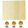 thumbnail image 3 of Uxcell Rhinestone Stickers Self Adhesive Rhinestones Gems Glitter Sticker Gold, 3 of 6