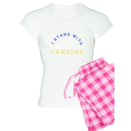 

CafePress - Solidarity With UKRAINE Pajamas - Women s Light Pajamas