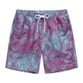thumbnail image 1 of KAWELL Mens Swim Trunks Quick Dry Swim Shorts with Pockets Funny Beach Shorts, 1 of 2