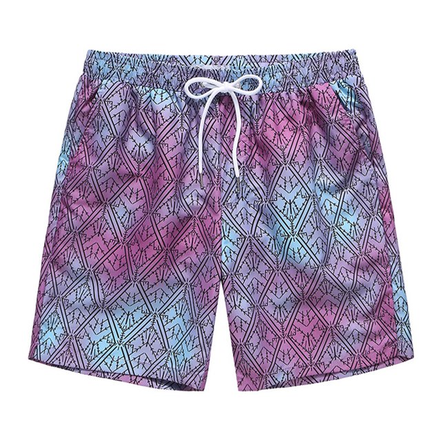 KAWELL Mens Swim Trunks Quick Dry Swim Shorts with Pockets Funny Beach Shorts