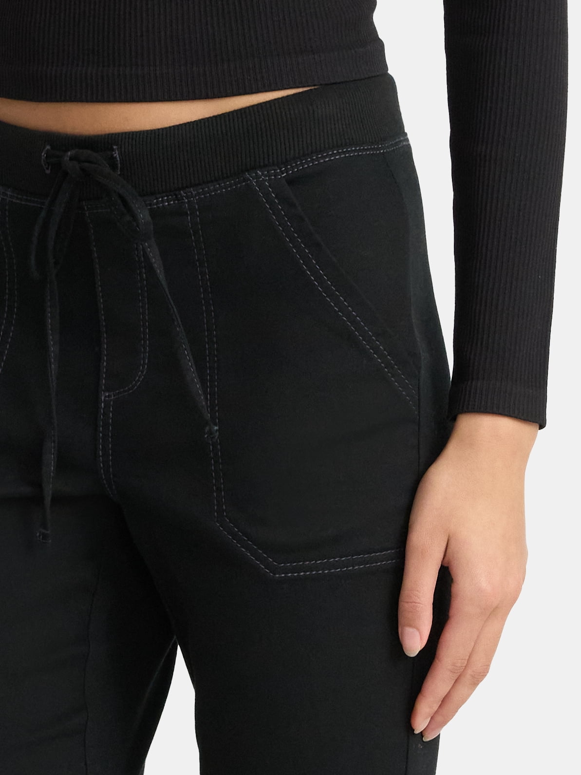 No Boundaries Rib Waist Boot Cut, Women's