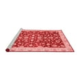 thumbnail image 2 of Ahgly Company Machine Washable Indoor Round Oriental Red Traditional Area Rugs, 5' Round, 2 of 4