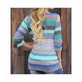 thumbnail image 4 of Topcobe Cardigans Légers pour Femmes, Cardigan à Manches 3/4 pour Femmes, Cardigans en Tissu Fin pour Juniors, Cardigan Ouvert en Tricot Rouge / Bleu pour Dames, S-TG, 4 of 4