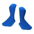 thumbnail image 3 of 2 cubiertas para manija de freno, resistentes a rayones, fáciles de usar, para bicicleta de carretera, repuesto antideslizante para palanca de freno. azul, 3 of 8