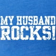 thumbnail image 3 of CafePress - My Husband Rocks Women's Dark T Shirt - Womens Football Shirt, 3 of 4