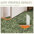 thumbnail image 5 of TURCURNO Washable 2x6 Willow Leaf Runner Rugs for Hallway Kitchen Entrance,Foldable Boho Farmhouse Olive Green Runner Rug,Non Slip Stain Resistantrug Laundry Room Rug, 5 of 10