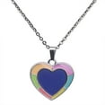 thumbnail image 3 of Collar de Humor Cambiante Hugo Brillo en Colgante de Temperatura para Mujer, 3 of 10