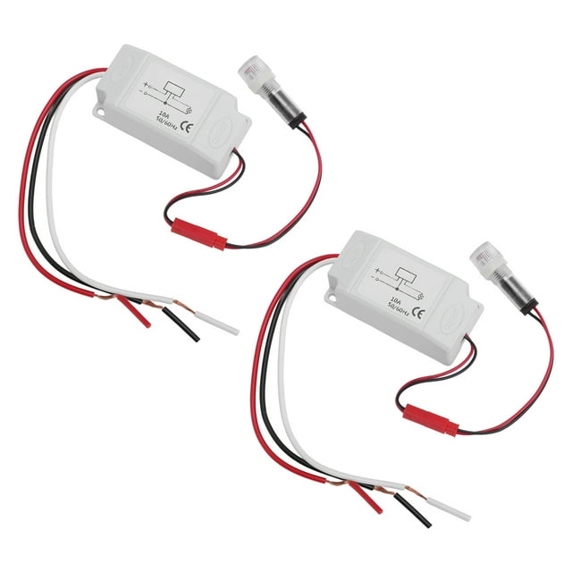 2PCS Light Control Sensor Switch with Probe for LED Street Lamp Automatically Turn ON At Night Light Control Switch for LED