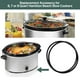 thumbnail image 5 of Correa de goma con cierre de tapa negra (paquete de 2) para Hamilton Beach Crock Pot Slow Cooker 6, 7 y 8 cuartos de galón, incluyendo 33167, 33172 y 33176, 5 of 5