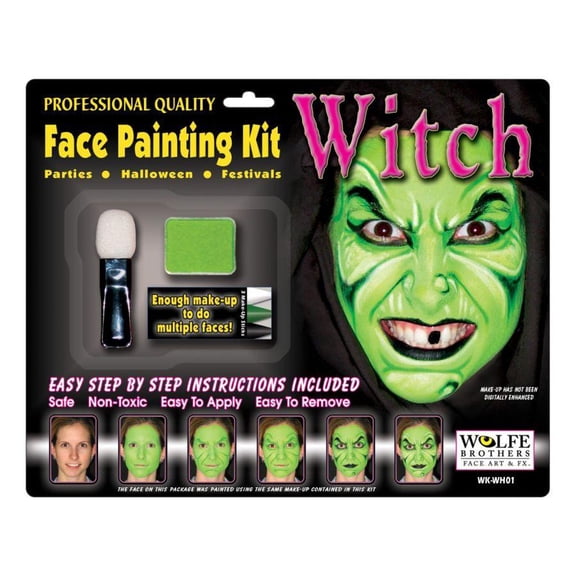 Wolfe Brothers Makeup Kit Adult Halloween Accessory