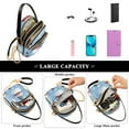 thumbnail image 5 of joogoo Women Winter Snowmans with Scarf Chain Crossbody Bags Shoulder Handbag Phone Purse, 5 of 5
