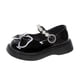 thumbnail image 5 of Zapatos de cuero negro para niñas Zapatos de cuero blanco Zapatos de princesa de alto rendimiento Zapatos de bebé súper suaves para primavera y otoño, 5 of 6