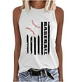 thumbnail image 2 of SMihono Hauts pour Femmes Débardeur Mode Imprimé Col Rond Ample Sans Manches T-shirt Pull Débardeurs pour Femmes Hauts d'Été pour Femmes, 2 of 5