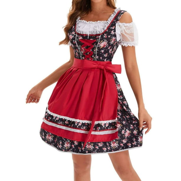Vestido de Manga Corta para las Mujeres, Vestido Casual de Cuello en V de Bolsillo de Impresión de Moda Sexy Hecho de Poliéster Ligero para el Verano, Vestido de Verano para las Mujeres