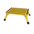 thumbnail image 3 of Safety Step Step Stool F-08C-Y One Step With Non-Slip Strips And Rubber Leg Tips; Foldable; 1000 Pound Capacity; Yellow; Aluminum; Large, 3 of 5