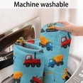 thumbnail image 4 of Cartoon Construction Vehicles Cranes Bathroom Rugs Mat,Non Slip Microfiber Bathroom Rug,Rubber Backing,Soft Bathroom Mats for Bathroom Floor,Tub and Shower,17x27in(43x68cm), 4 of 4
