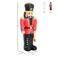 thumbnail image 5 of HOMCOM Soldado de juguete inflable de Navidad de 6 pies, decoración de patio al aire libre con pantalla de luces LED, 5 of 5
