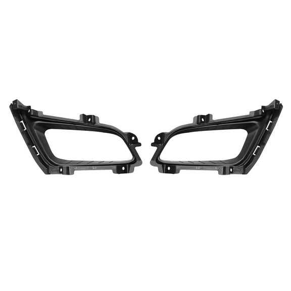 For 2014 2015 Kia Optima 2.0L 2.4L Pair (Lef Right) Trim Fog Light Frames Set Left & Right Front Bumper Fog Light Bezels Lamp Cover For Kia Optima 2014-2015 Front Bumper Fog Light Bezels Lamp
