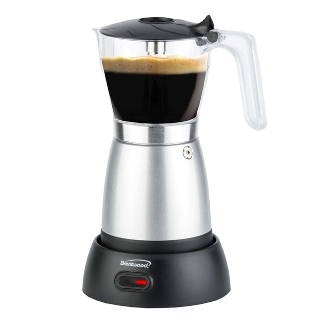 Cafetera Espresso Brentwood TS-119S 550W 6 Porciones 110V