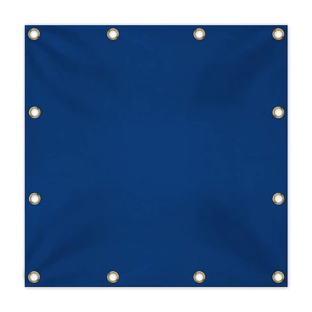 Covers & all Dump Truck Tarp 18 Oz Tarp Tuff Waterproof Tear and UV-Resistant Fabric Protective Cover Tarpaulin with Reinforced Edges Grommets (12 L x 9 W Feet Blue)
