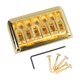 thumbnail image 4 of Puente fijo para guitarra de cola dura Puente de repuesto en forma de U Puente de cuerdas de guitarra eléctrica de metal dorado, 4 of 10