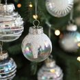 thumbnail image 4 of 6 piezas de 6 cm de bolas de Navidad coloridas colgantes irrompibles reutilizables para árbol de Navidad, elegante decoración navideña de plástico, 4 of 5