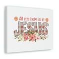thumbnail image 2 of Scripture Walls Psalm 40:1 My Hope Is In Jesus Flowers Christian Wall Art Bible Verse Print Ready to Hang Unframed, 2 of 18
