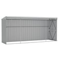 thumbnail image 6 of vidaXL Garden Shed Grey Galvanized steel Large Garden Shed Rectangular, 6 of 7