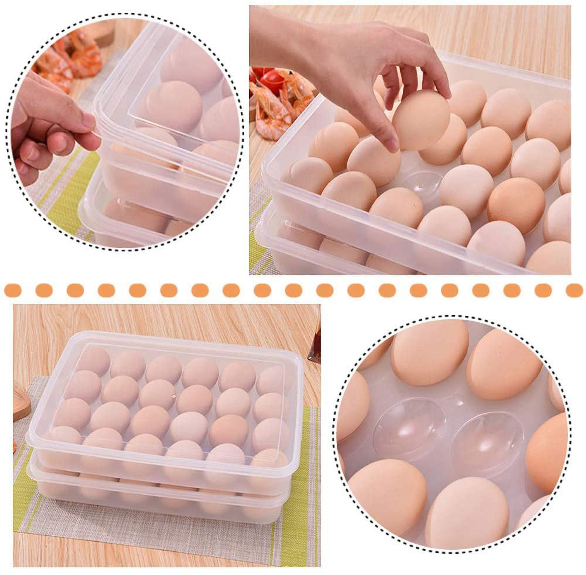 Buy Wholesale China  Hot Selling Clear Pet 24 Grids Egg Organizer For Refrigerator  Egg Holder & Egg Organizer at USD 3.75