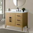 thumbnail image 2 of Vanity Art 42" Single Sink Bathroom Vanity Cabinet with Ceramic Countertop, 2 of 12