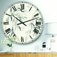 thumbnail image 2 of DesignArt Bamboo Leaves II Large Wall Clock, 2 of 2
