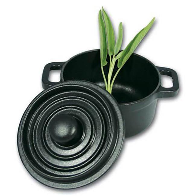 World Cuisine A1730210 Black Cast Iron Round Dutch Oven Walmart Canada