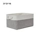 thumbnail image 3 of Kearding Contenedor de almacenamiento plegable para un fácil acceso y organización: el organizador de almacenamiento también es fácil de Almacenamiento y organización del hogar gris y blanco 31*21*16, 3 of 6