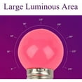 thumbnail image 4 of 16 Pack G45 Mini LED Colored Light Bulb,1W LED G45 E27 Light Bulb, for Bedroom Wedding Halloween Christmas Party Bar Mood Decoration（Pink）, 4 of 5