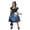 AB27 Blue, variant on Gunia Girls Halloween Dress Adorable Graphic Print Dresses Little Girls Short Sleeve Crew Neck School Playwear Dress Up Outfits Size 2-3 Years