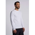 thumbnail image 2 of Coolibar Unisex Performance Long Sleeve T-Shirt - UPF 50+ Sun Protection - Suntect Defender Shirt in White, 2 of 6