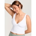 thumbnail image 2 of Delimira Crossover Breastfeeding Summer Sleeveless Cropped Nursing Tank Tops, 2 of 4