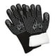 thumbnail image 4 of Guantes para barbacoa resistentes al calor (1472  degreeF). Cocinar alimentos calientes en el horno. gris, 4 of 9