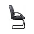 thumbnail image 6 of Boss Office Products Black Mid Back Guest Reception Waiting Room Chair with Cantilever Base, 6 of 7